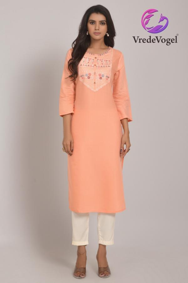 VredeVogel Naari Designer Kurtis Collection